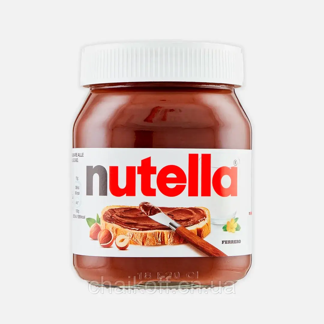 Шоколадно горіхова паста Nutella Ferrero 500 г (Німеччина)