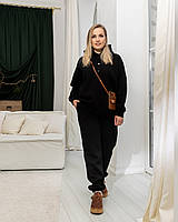 Спортивний костюм на флісі Рим чорний