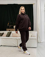 Спортивний костюм на флісі Рим шоколад