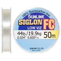 Оригінал! Флюорокарбон Sunline SIG-FC 50м 0.600мм 19.9кг поводковый (1658.01.49) - Вища Якість!