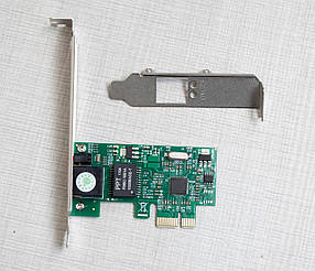 Мережева карта RTL8111D LAN PCI-E 1Gb/s gigabit LowProfil комплект планок