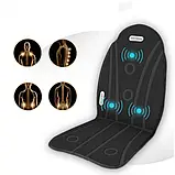 Масажна вібраційна накидка Massage Robotic Cushion з функцією підігрівання на сидіння JB-100D, фото 3