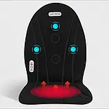 Масажна вібраційна накидка Massage Robotic Cushion з функцією підігрівання на сидіння JB-100D, фото 5