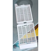 Касети для гістології з прямокутними отворами, білого кольору (500 шт)