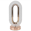 Настільна кришталева лампа-нічник акумуляторна з USB CRYSTAL TABLE LAMP 26см, фото 3