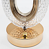 Настільна кришталева лампа-нічник акумуляторна з USB CRYSTAL TABLE LAMP 26см, фото 10