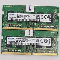Оперативна пам'ять для ноутбука Samsung SODIMM DDR4 8Gb (2x4Gb) 3200MHz PC4-25600s 1R16 CL22 (M471A5244CB0-CWE) Б/В