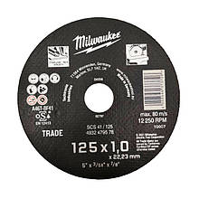 Круг відрізний по металу MILWAUKEE SCS 41/125x1 (Німеччина) 4932479578