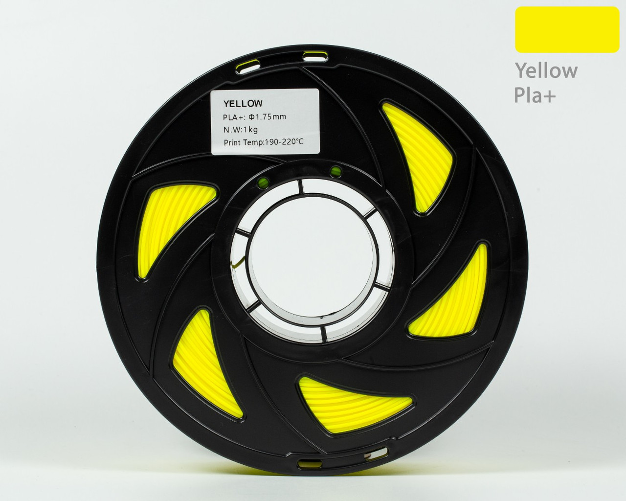 Пластик філамент для 3D-друку UA3D PLA PLUS Yellow 1.75мм, 1кг, Жовтий