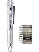 Набір викрутка прецизійна міні насадки точних робіт 9 штук VOREL-64400