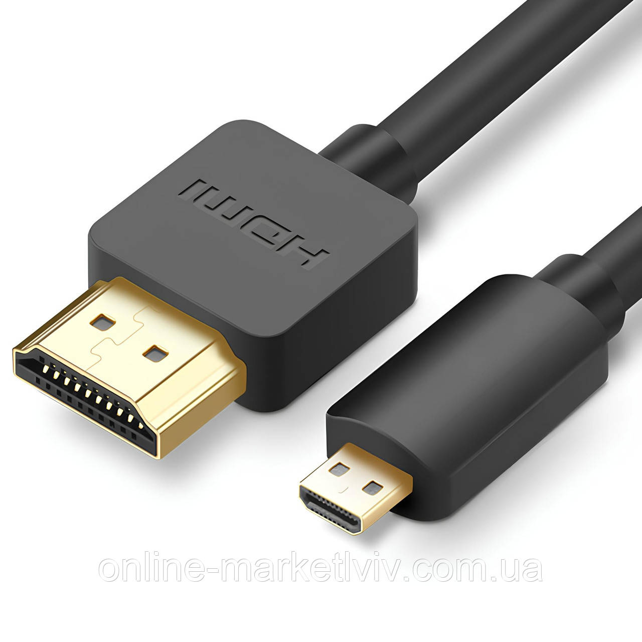 Кабель мультимедійний Micro-HDMI to HDMI (1,5 м) / Кабель-перехідник для телевізора / Кабель для монітора