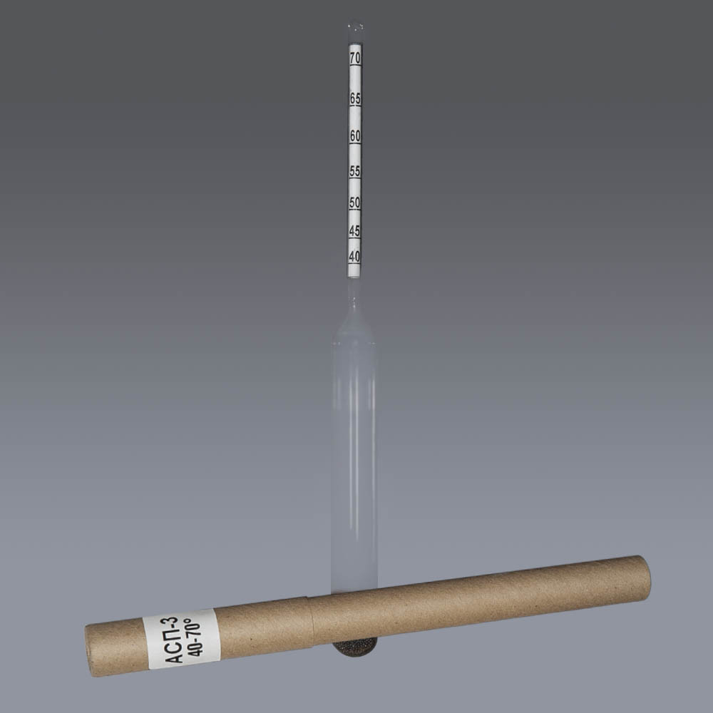 Ареометр для спирту АСП 3 (40 70). Спиртометр професійний - Україна, фото 1