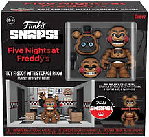 Ігровий набір 5 ночей з Фредді Фанко Снепс Кімната охорони Five Nights at Freddy's Snap Security Room, Funko