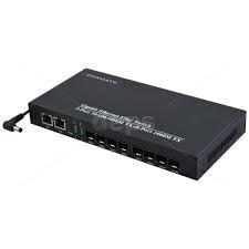 Оптичний комутатор FoxGate MC-SFPx8G (8xSFP + 2xGE)