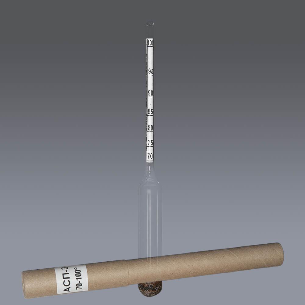 Ареометр для спирту АСП 3 (70 100). Спиртометр професійний - Україна, фото 1