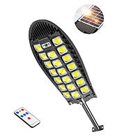 Ліхтар вуличний на стовп W7102B-7 із сонячною панеллю 9019