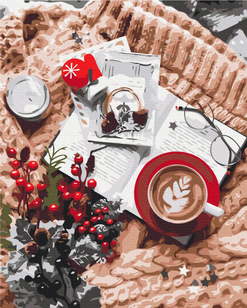 Картини за номерами 40×50. Затишне Різдво. Brushme 1363, фото 1