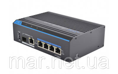 POE-комутатор FoxGate S6004-ES-I [FE: 4 x PoE + RJ-45 + SFP], фото 1