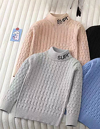 Дитячий акриловий гольф у розмірі 110 сірого кольору