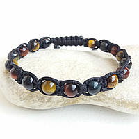 Браслети з Тигрового ока Бичачого ока Соколиного ока