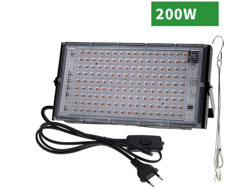 Світлодіодна LED-фітолампа 200 Вт живлення 220 В