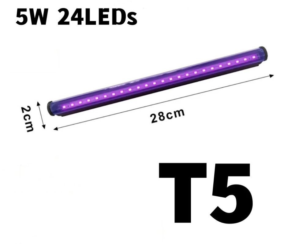 Світлодіодна лінійна УФ лампа T5 5 W 24 LED