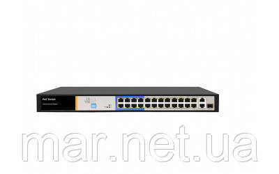 POE Watchdog комутатор FoxGate S6024-CG-AI POE (250W)