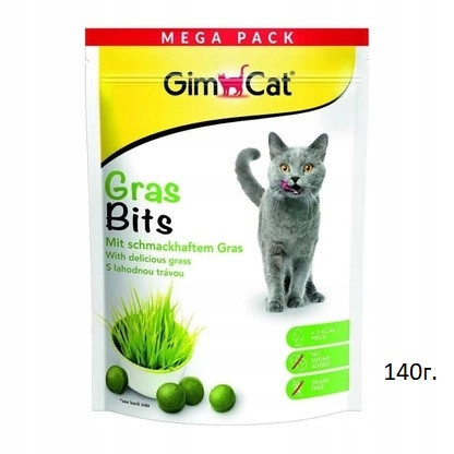 Ласощі для кішок GimCat Gras Bits 140 г