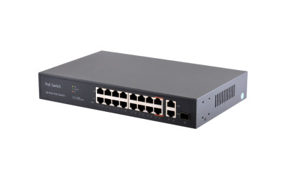POE Watchdog комутатор FoxGate S6016P-CG-AI-BT (150W)
