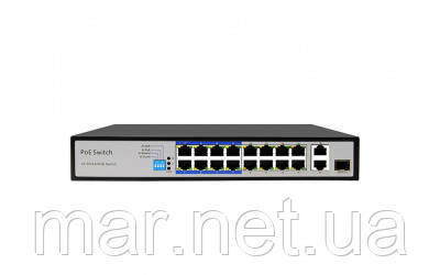 POE Watchdog комутатор FoxGate S6016-CG-AI POE (150W)