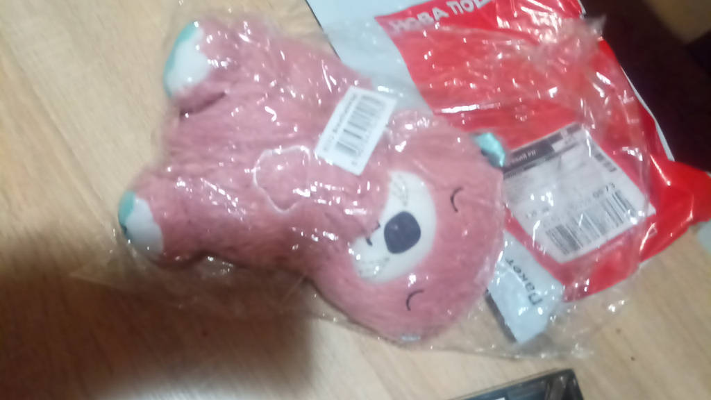 Плюшева видра, М'який нічник на батарейках, М'яка іграшка для сну - фото покупців 1