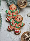 Новорічний медовий імбирний пряник "Імбирний чоловічок", фото 2