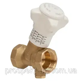 Клапан Ду15 (1/2") балансувальний латунний В-В GIACOMINI R206BY113