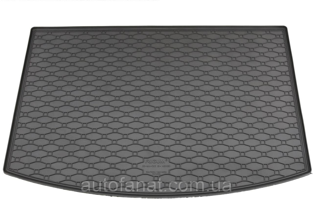 Килимок у багажник MAZDA CX-3 2015- (верхня позиція), гумовий Rigum Чехія (420081)
