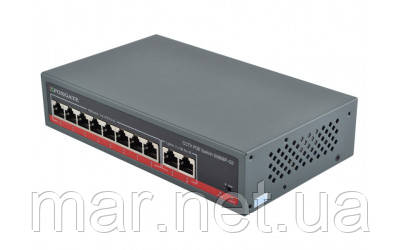 POE CCTV комутатор FoxGate S5808P-G2