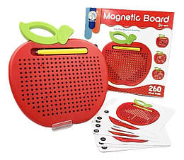 Мозаїка магнітна Magnetic Board (дошка, 260 кульок) YM2225