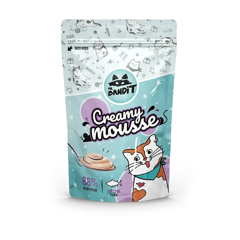 Ласощі для котів Вершковий Мус Mr. Bandit лосось 60 г