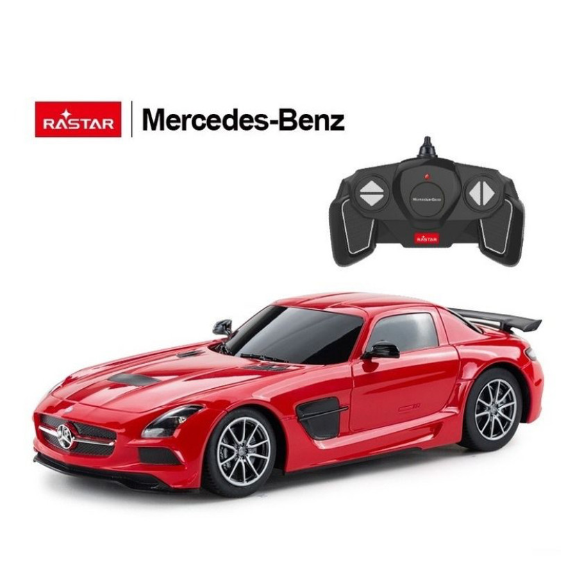Характеристики Автомобіль на дистанційному керуванні, червоний, Mercedes-Benz SLS AMG, 1:18