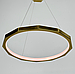 Люстра із підвісним латунним кільцем Ø 50 см MJ 239-500 AB, фото 3