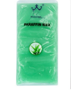 Парафін косметичний для парафінотерапії рук і ніг у брикеті натуральний 450 г  алое, фото 1