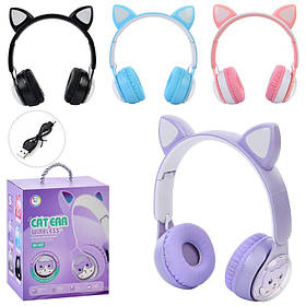 Бездротові дитячі навушники bluetooth LED CAT EAR  FG240430001Q