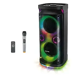 Портативна акустична система з пультом та мікрофоном ZXX-8850 8" Bluetooth колонка з підсвічуванням