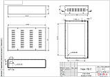 Корпус металевий MiBox з алюмінієвою панеллю MB-31(Silver) (Ш420 Г260 В90) чорний, фото 3