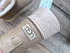 Уги БАЖОВІ UGG BEIGE світлі короткі на високій платформі шкіра штучна зима жіночі, фото 6