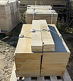 Накривки та кришки на стовпчики паркану з каменю піщаник, фото 7