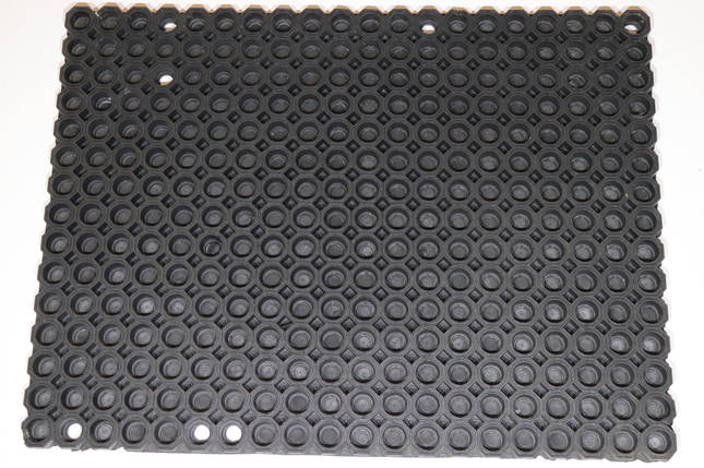 Килимок вхідний гумовий соти 60x80 см К-36/sale Уцінка, фото 1