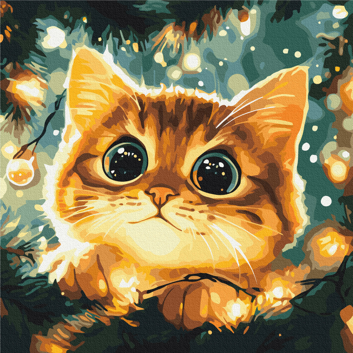 Картина за номерами 40х40 см. Магія свята Brushme 027