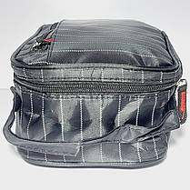 Косметичка чоловіча чорна в смужку, фото 5