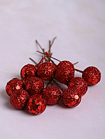 КУЛЬКА ГЛІТТЕР, ціна вказана за 10 шт. червоні