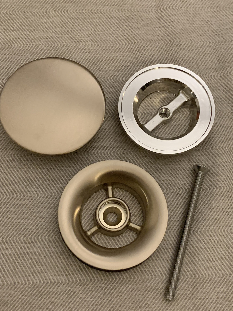 Донний клапан для раковини, умивальника Hansgrohe Axor wt ventil 30373893  брашироване золото